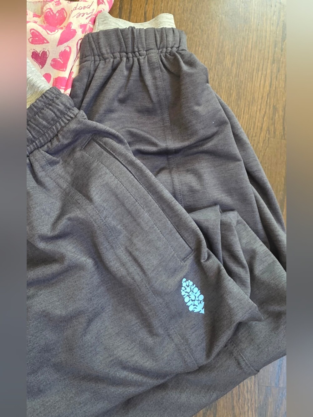 NWT Free People FP Movement Get Heated Pants- black combo gray - Size S - Picture 6 of 7